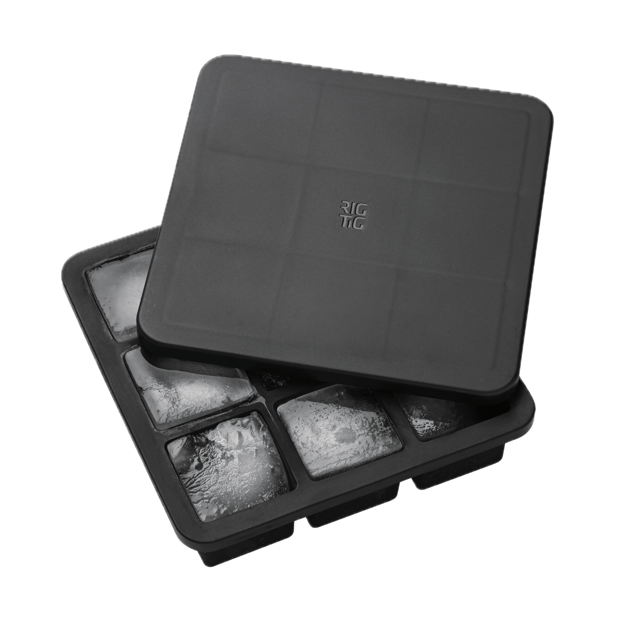 RIG-TIG FREEZE-IT isbitform med lokk 5x19x19 cm | Skandinavisk Design | Svart