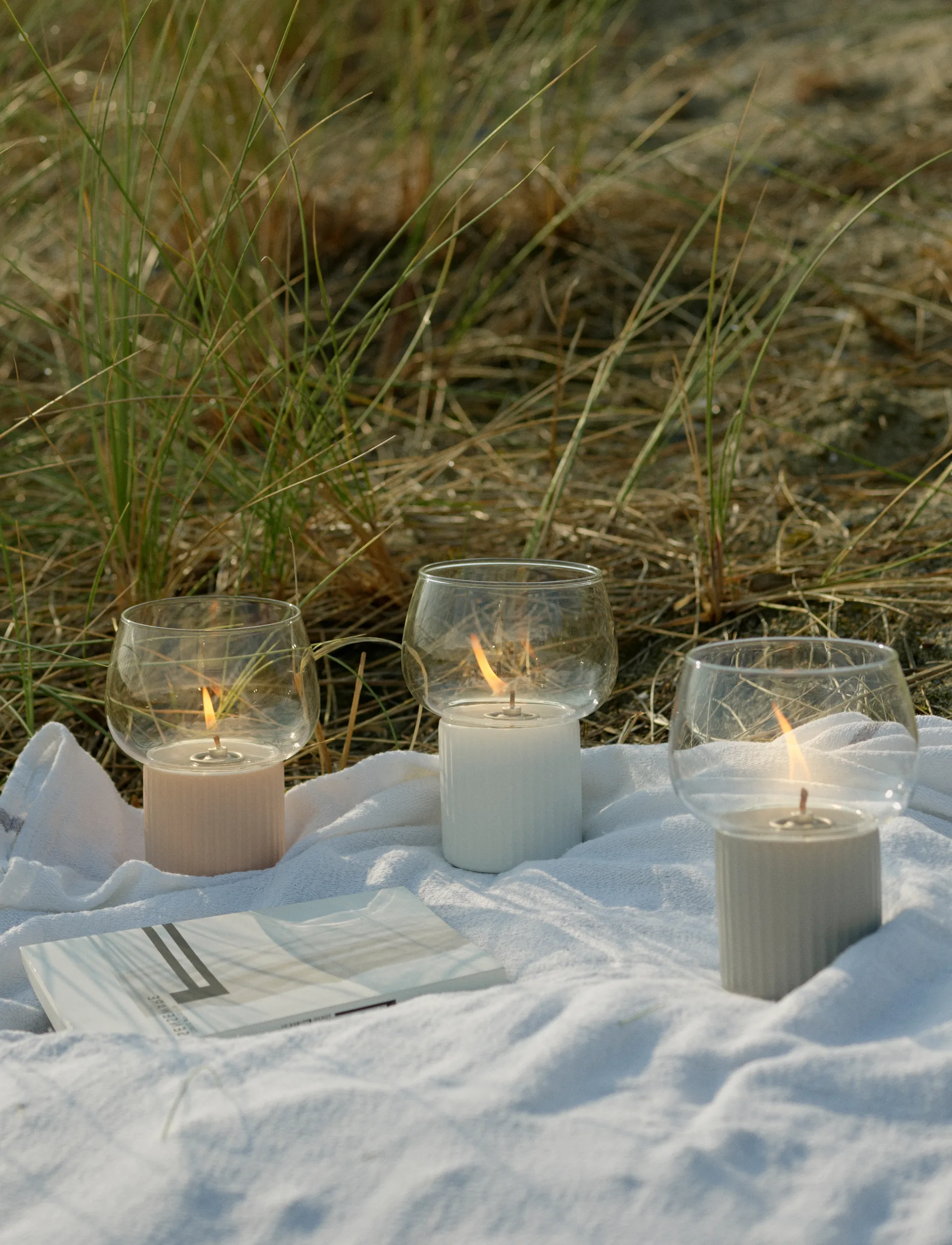 HYGGE hurricane oljelampe 16 cm, Rose RIG-TIG