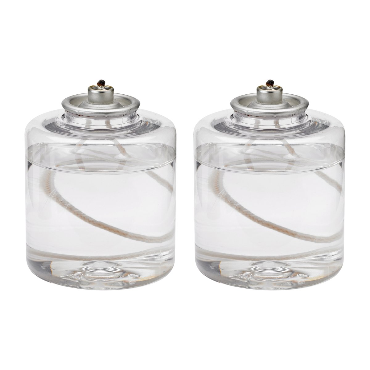 vegetabilsk oljelys 2-pakning Clear