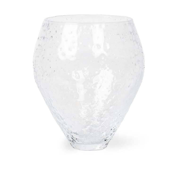 Crushed glassvase medium - Clear - Ro Collection