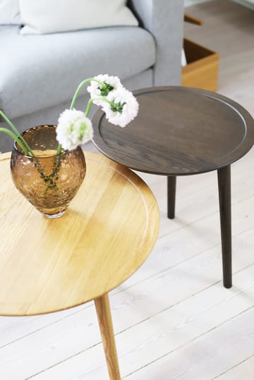 Crushed glassvase medium - Sepia brown - Ro Collection