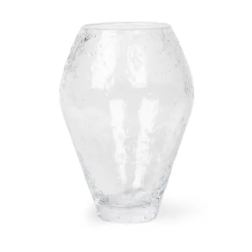 Crushed glassvase small - Clear - Ro Collection