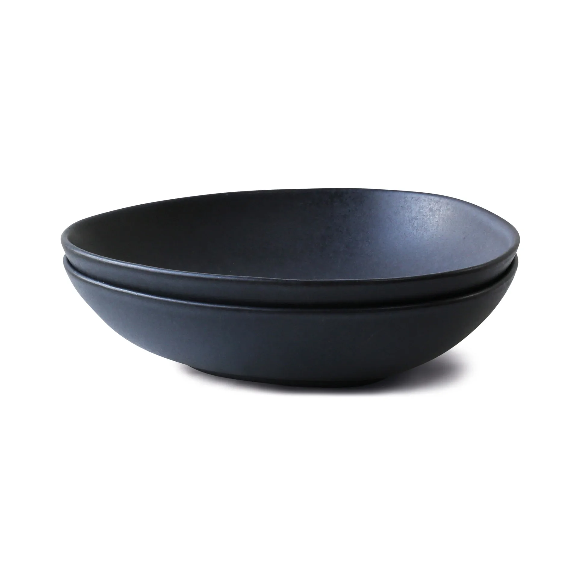 Deep plate no.52 2-stk., Lava stone Ro Collection