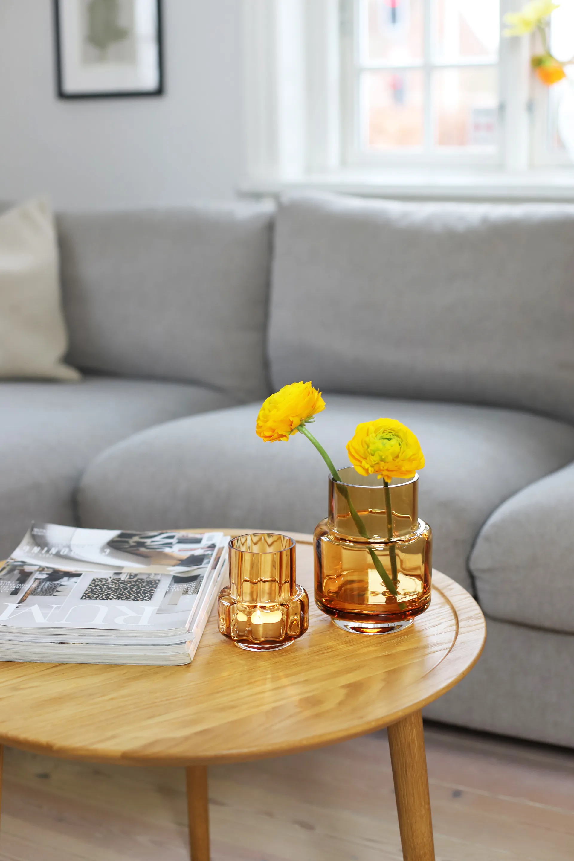 Hurrican reflections tealight no. 25, Amber Ro Collection