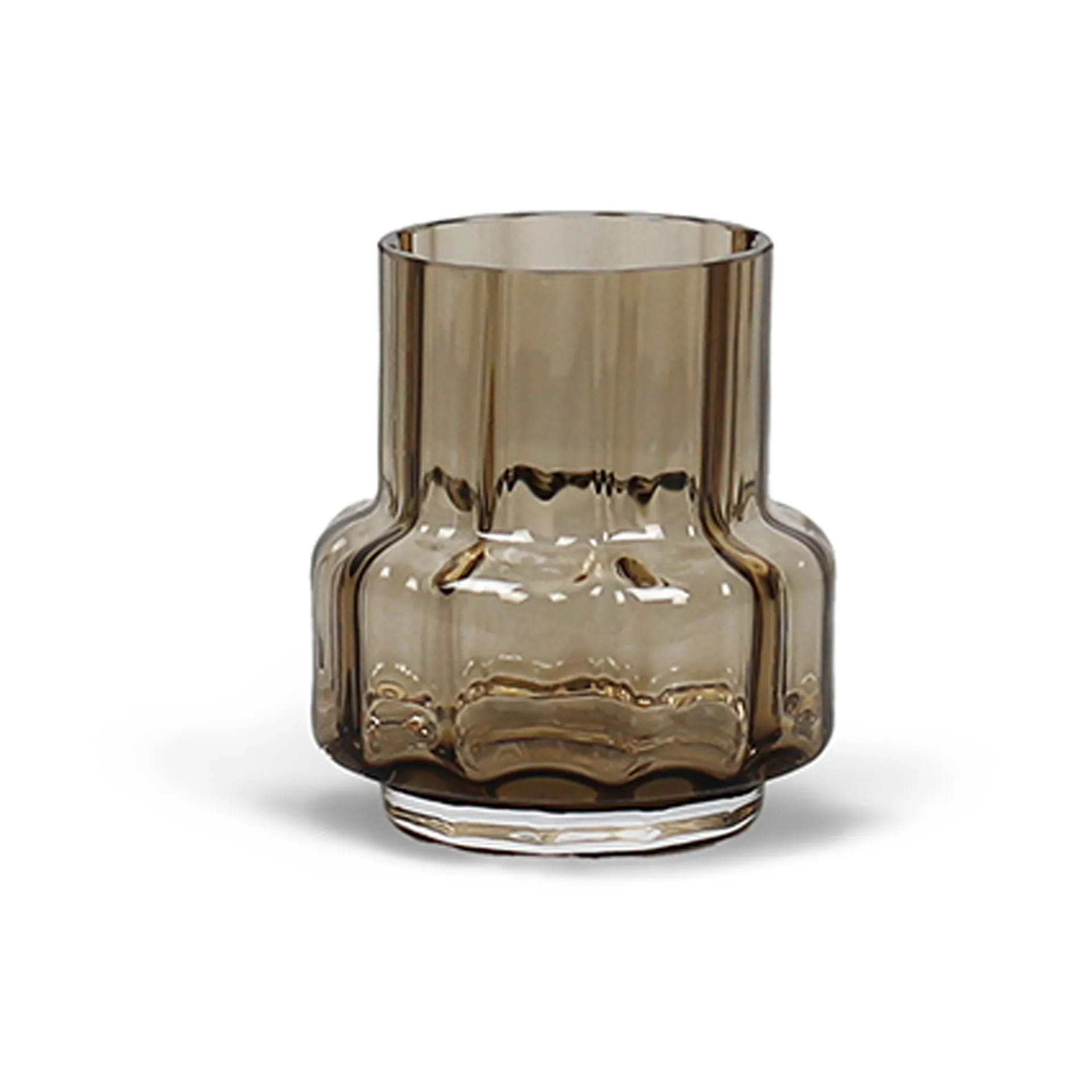 Hurrican reflections tealight no. 25, Sepia brown Ro Collection