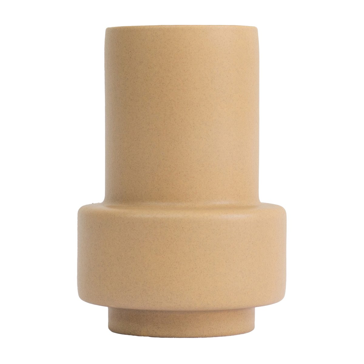 Bilde av Ro Collection Hurricane vase L Ø17 Soft Ochre