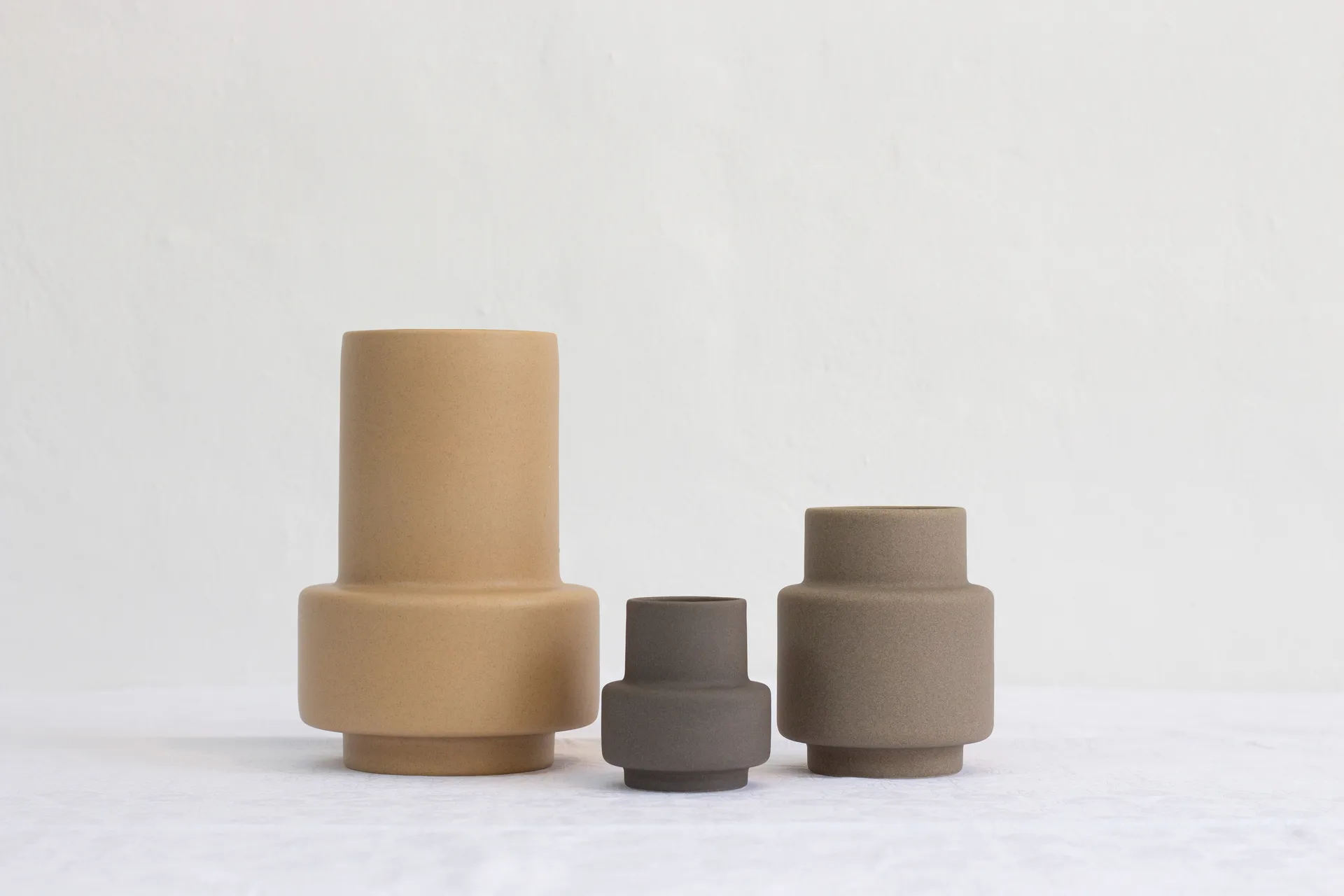 Hurricane vase S Ø9, Dark Stone Ro Collection