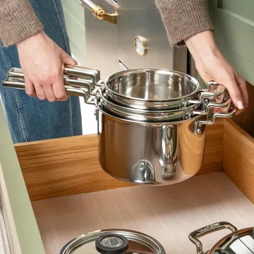 316 Series kasserollesett - Rustfritt stål, 3 deler - Robert Welch