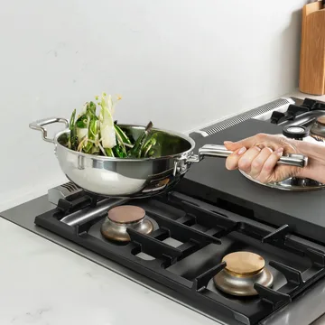 316 Series wokpanne - Rustfritt stål, 22 cm - Robert Welch