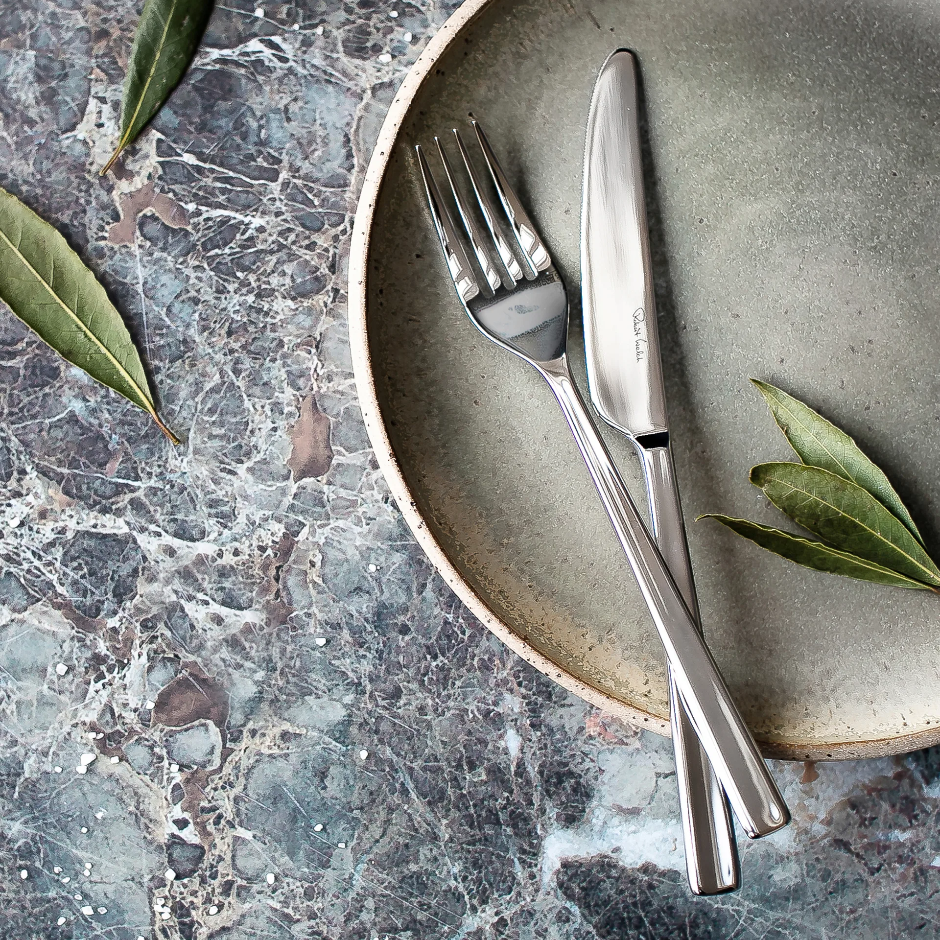 Blockley matkniv blank, Rustfritt stål Robert Welch