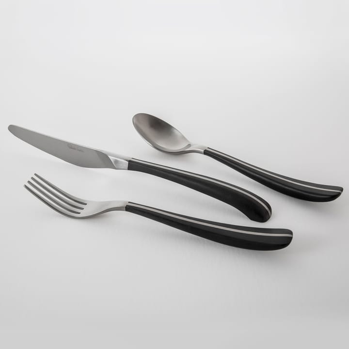 Contour bestikksett 24 deler, Svart Robert Welch