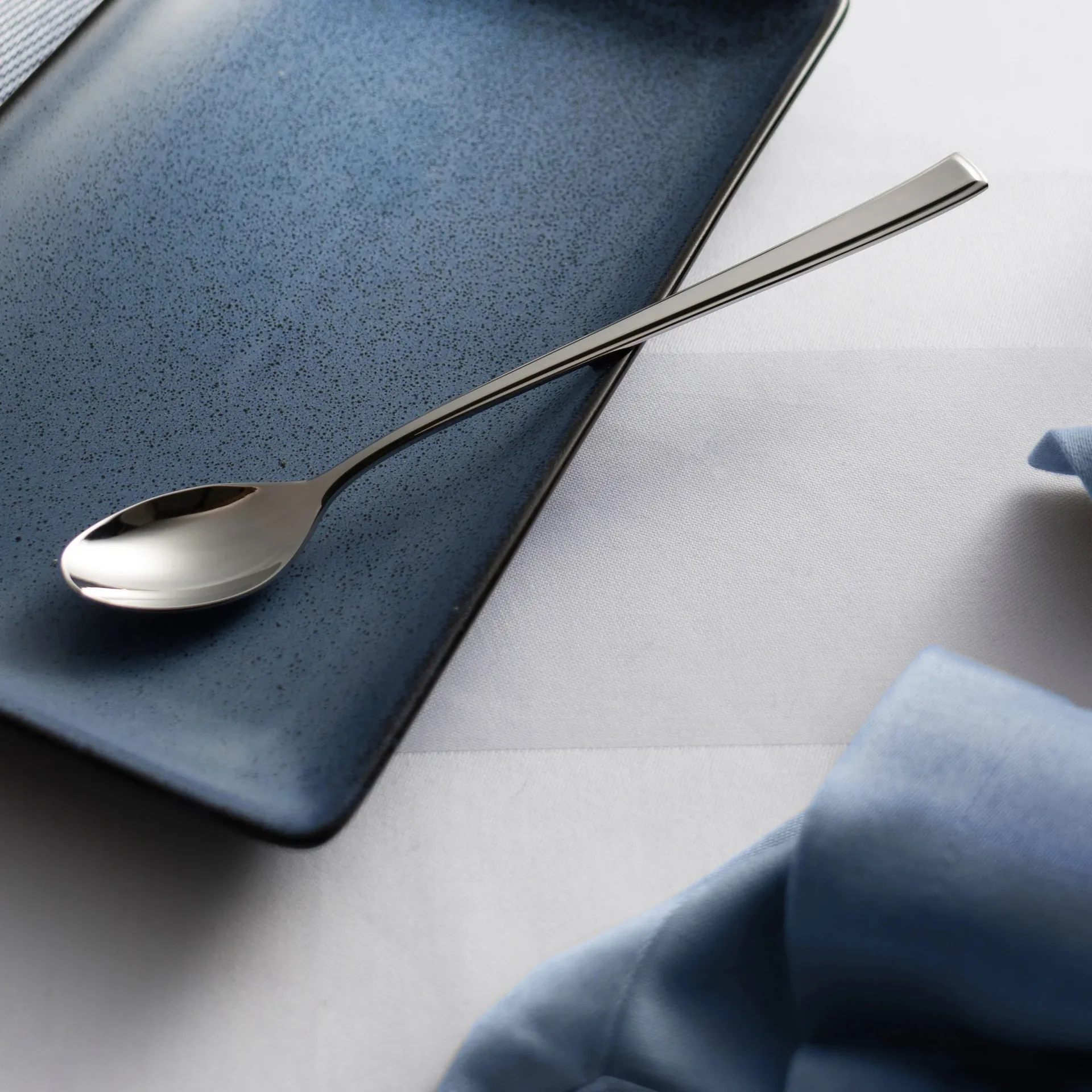 Fairford bright teskje langt håndtak, Rustfritt stål, 20,1 cm Robert Welch