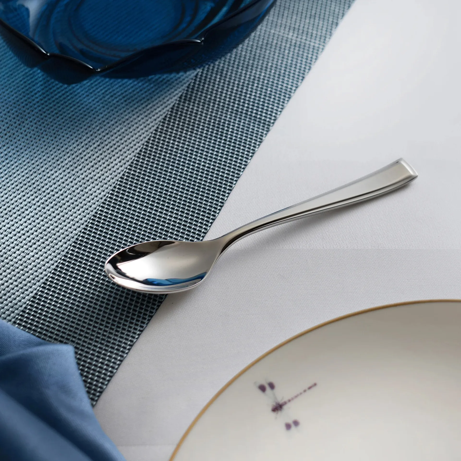 Fairford bright US teskje, Rustfritt stål, 15,7 cm Robert Welch