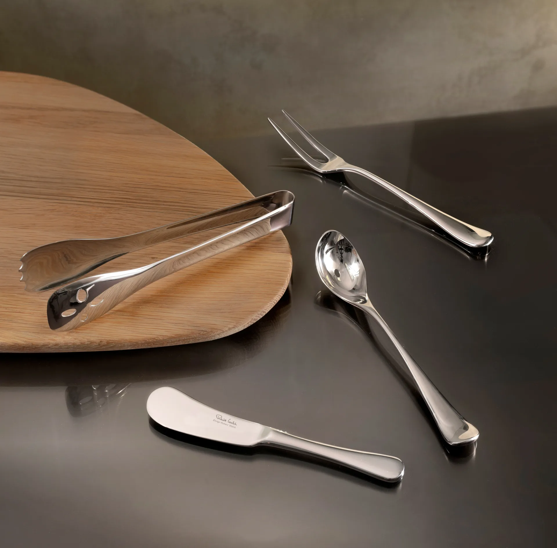 Radford delikatessegaffel blank, Rustfritt stål Robert Welch