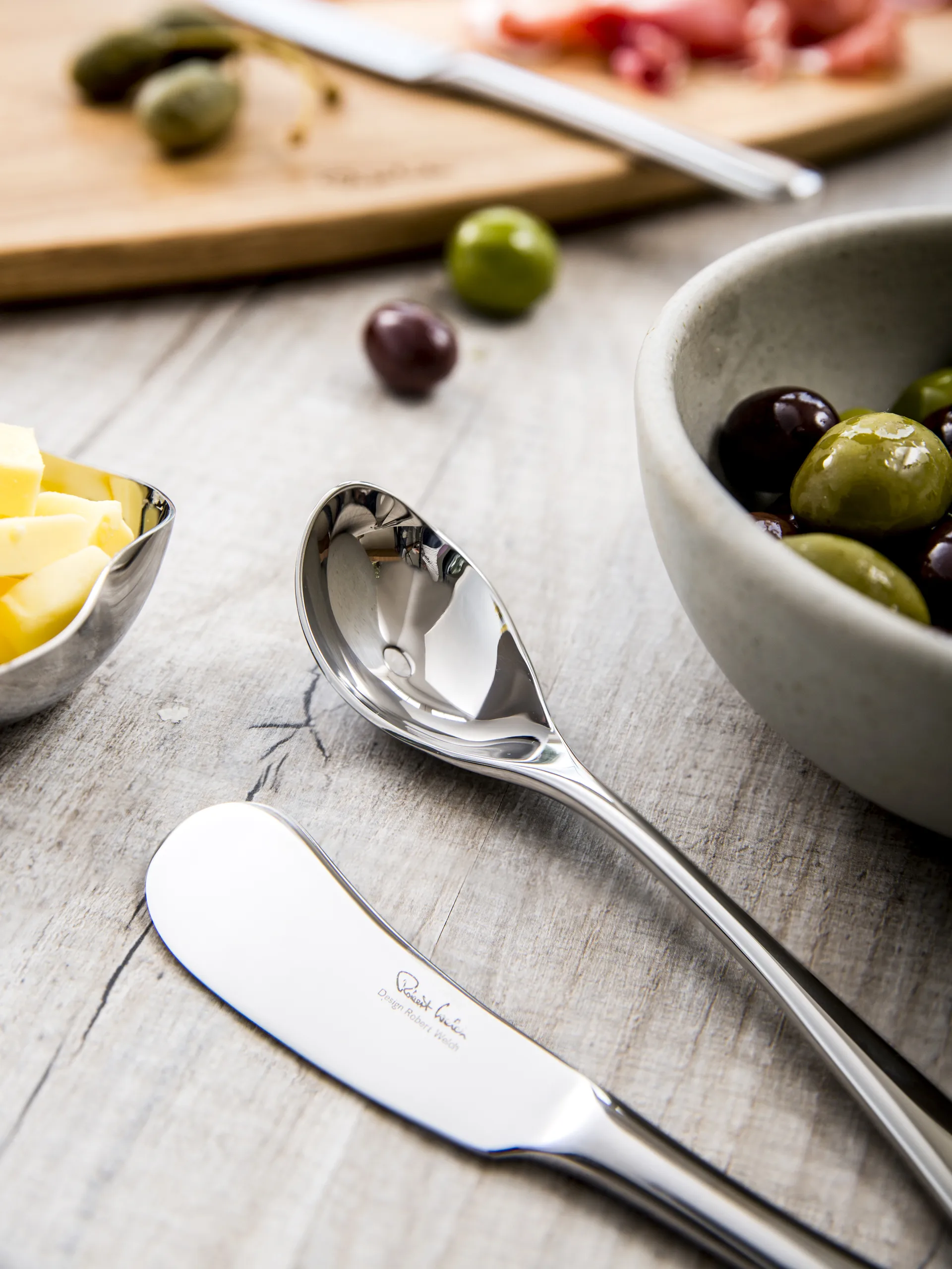 Radford olivenskje blank, Rustfritt stål Robert Welch