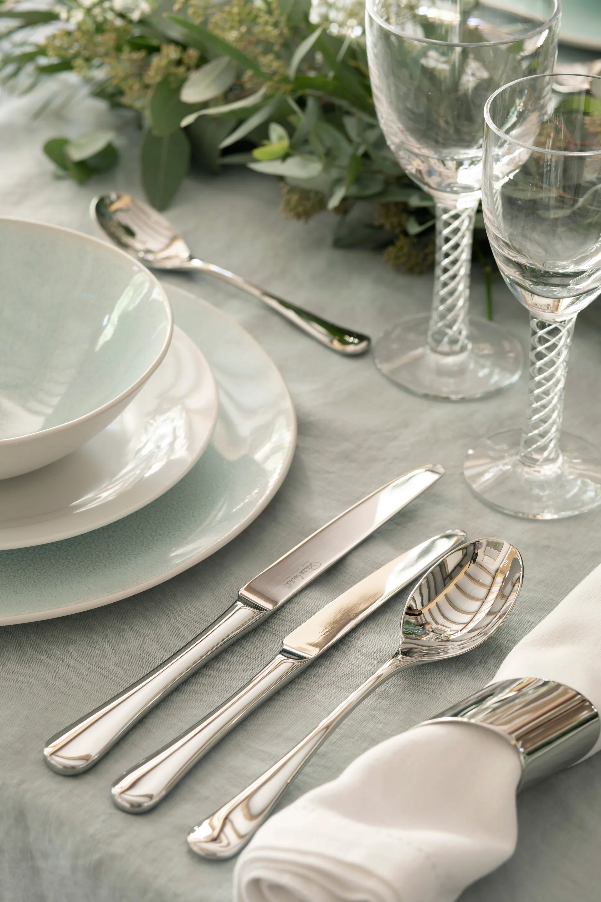 Radford spiseskje blank, Rustfritt stål Robert Welch