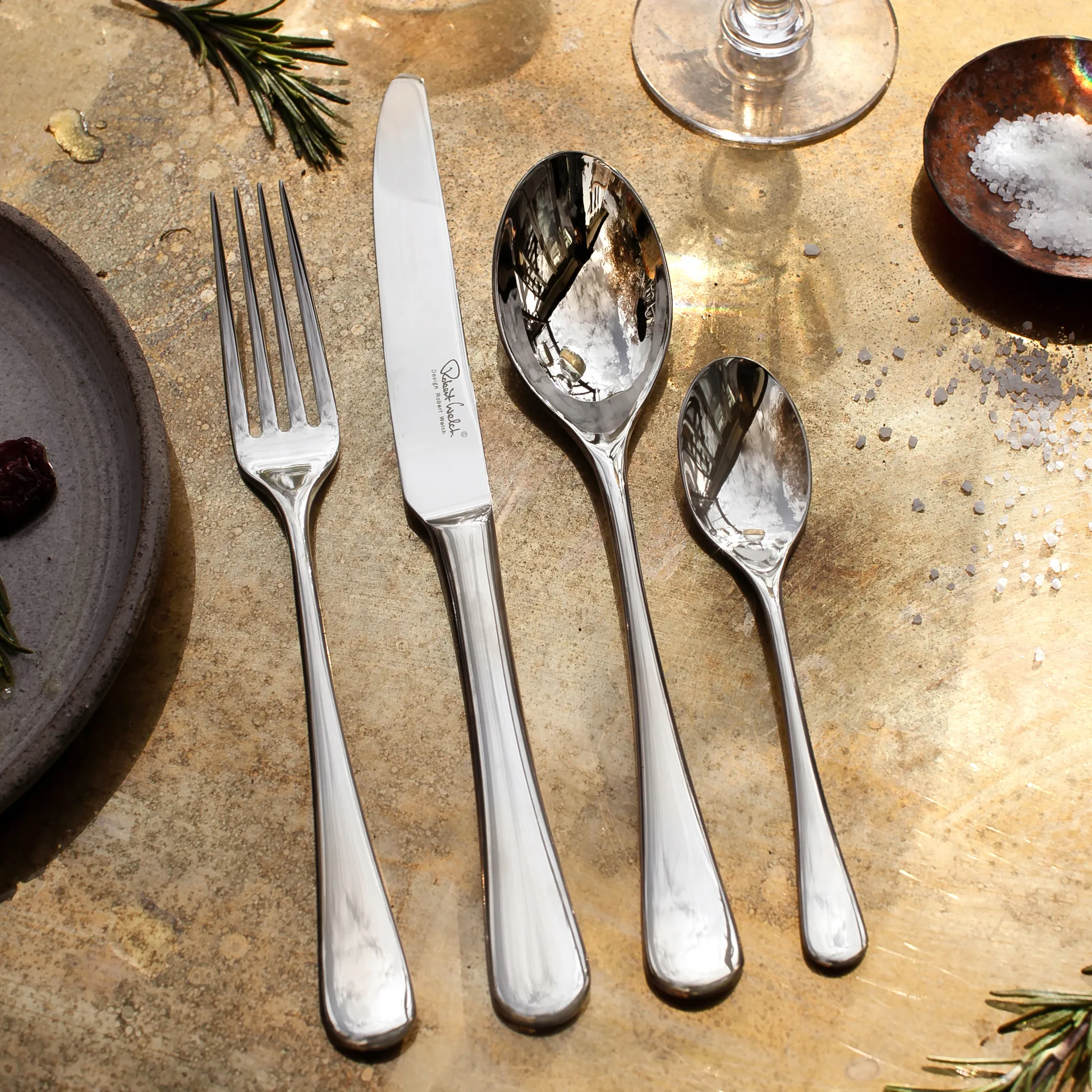 Radford spiseskje blank, Rustfritt stål Robert Welch