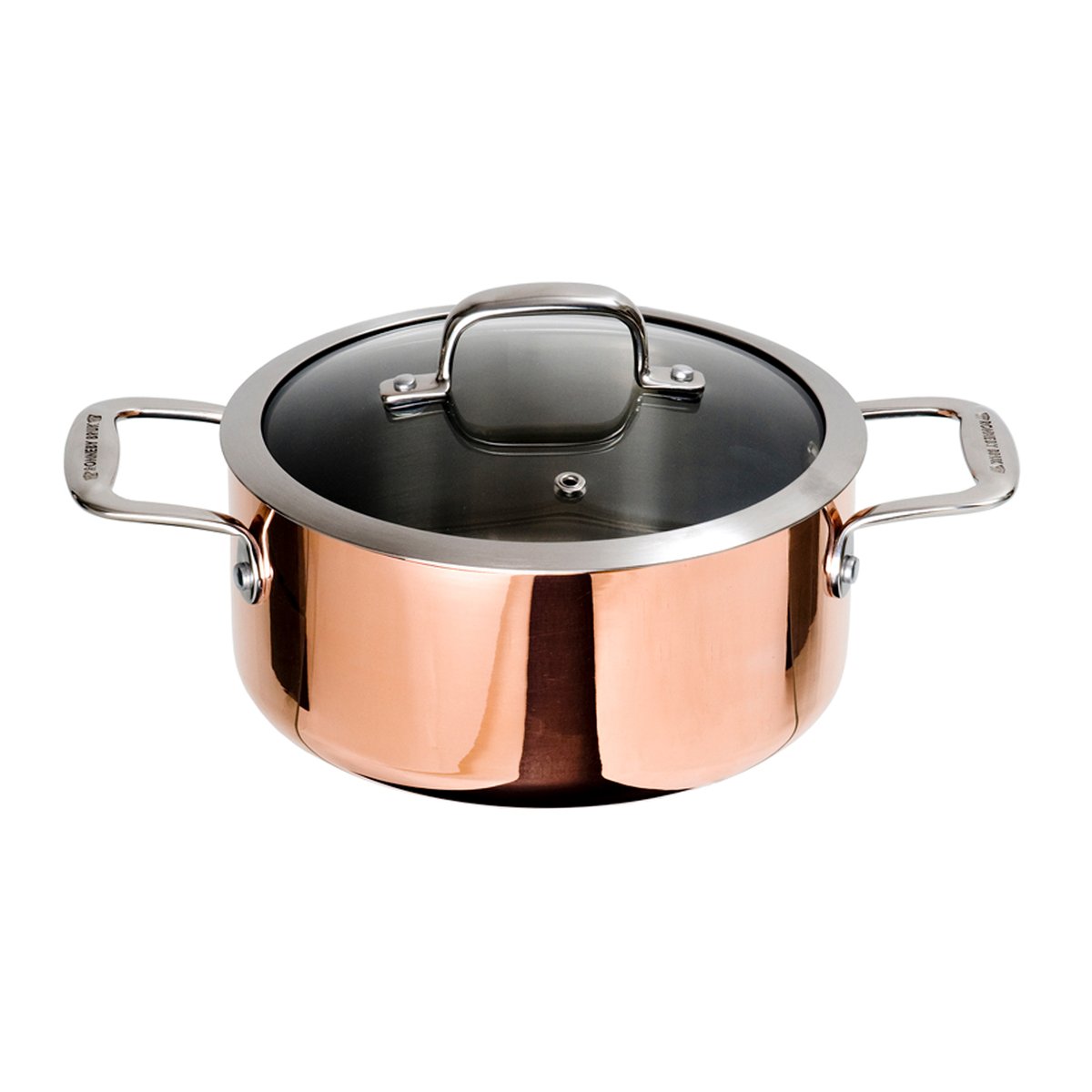 Ronneby Bruk Maestro gryte kobber 3 L | Skandinavisk Design | Gryter | Gullfarge