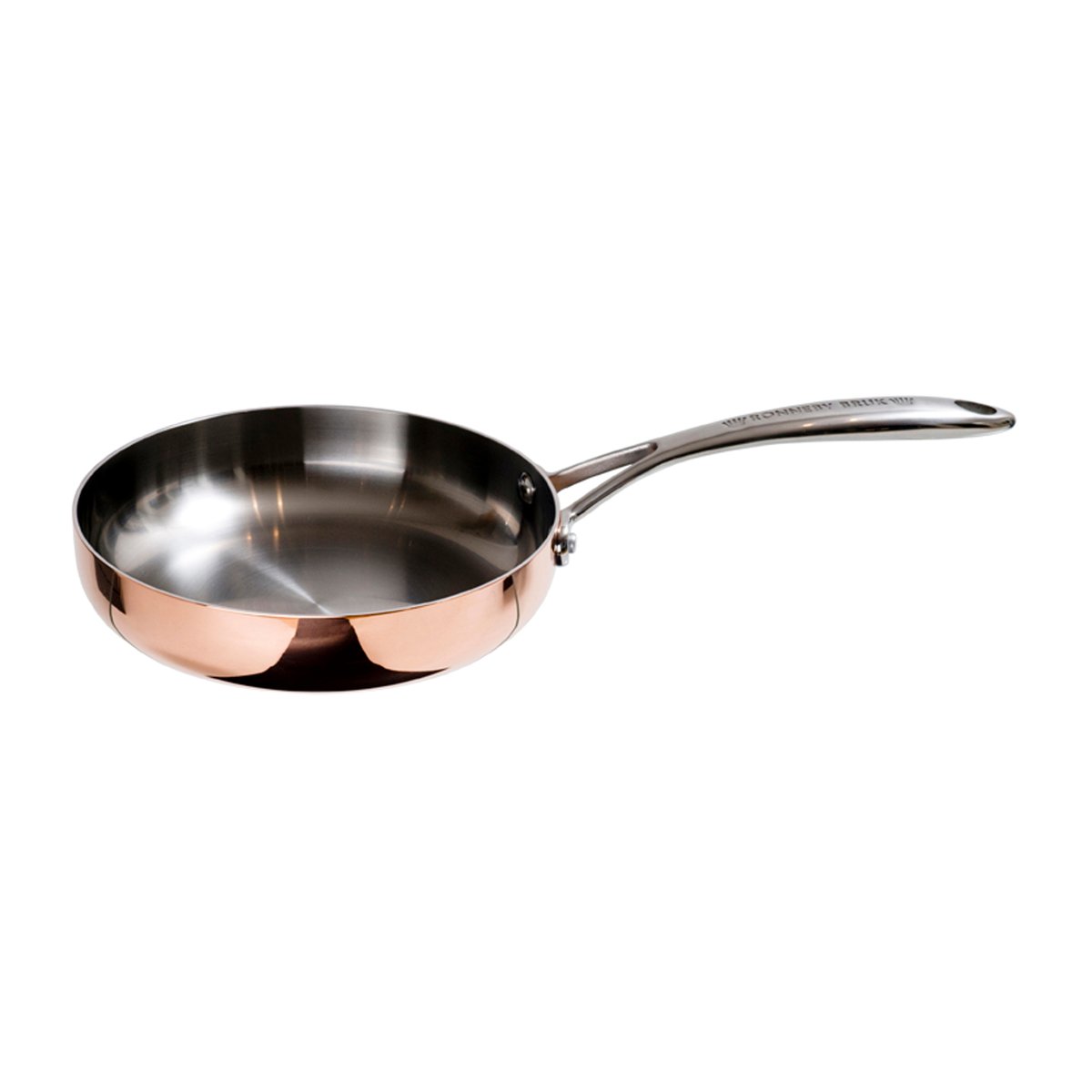 Ronneby Bruk Maestro stekepanne kobber 20 cm | Skandinavisk Design | Stekepanner | Gullfarge