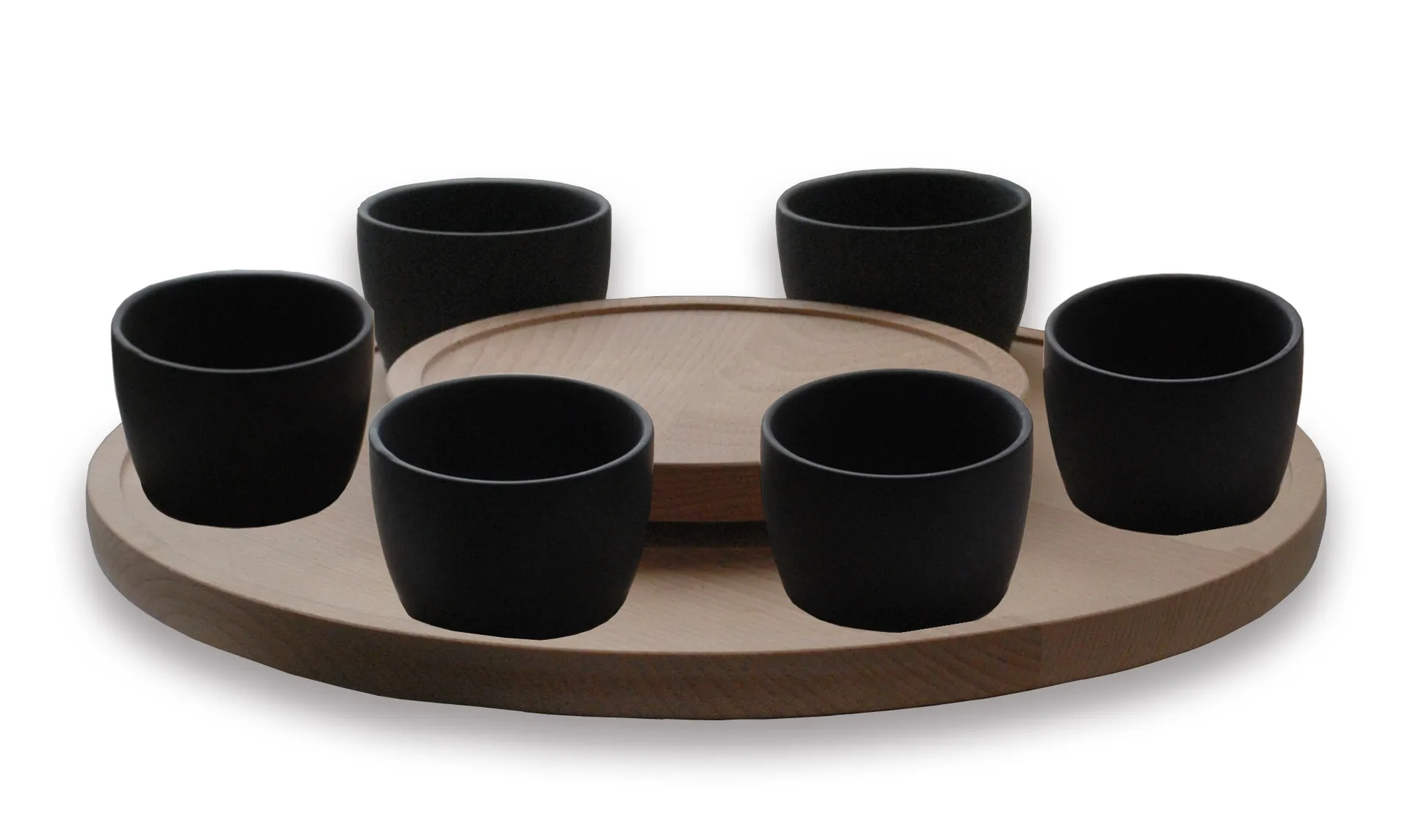 Ronneby Bruk fonduekarusell 6-pakning, Svart Ronneby Bruk