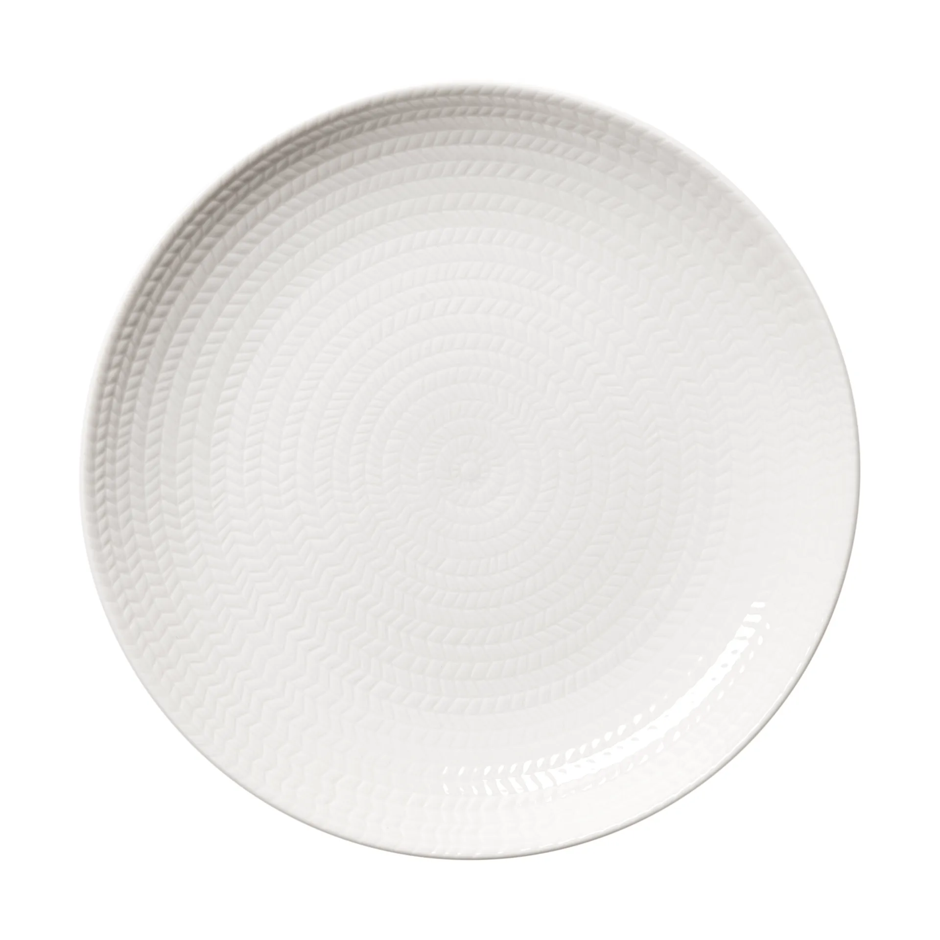 Blå eld tallrik, Hvit, 26 cm Rörstrand