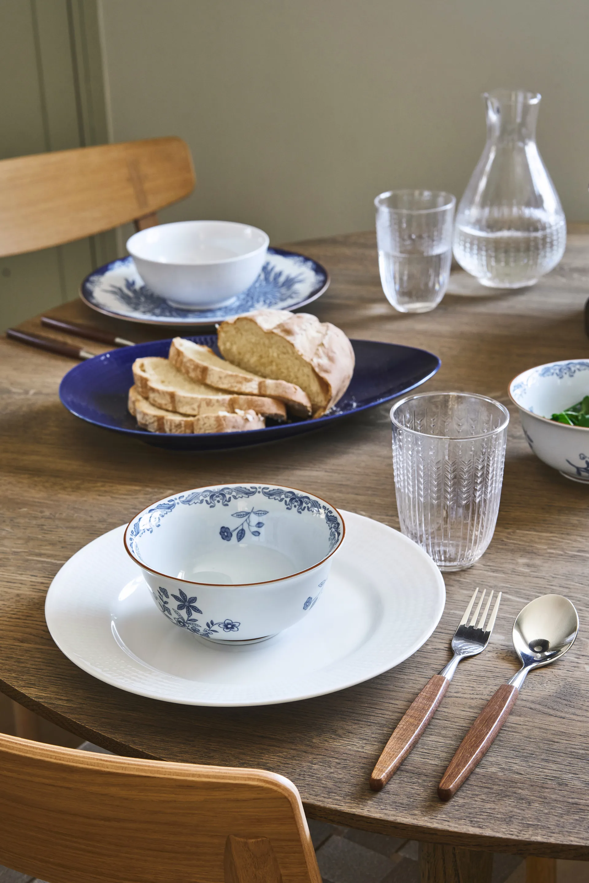 Blå ild serveringsfat, Blå, 20x29 cm Rörstrand