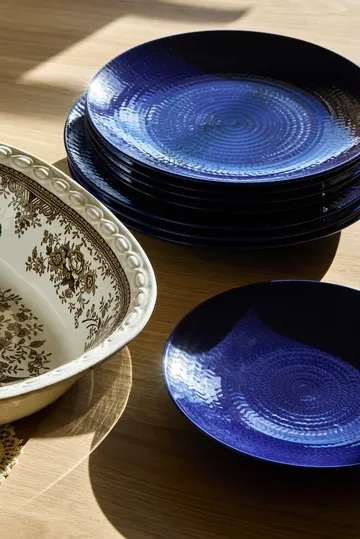 Blå ild tallerken - Blå, 23 cm - Rörstrand