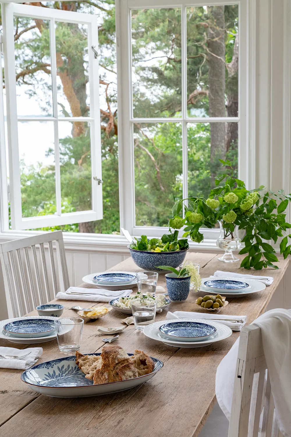 Ostindia Floris asjett Ø16 cm, Blå Rörstrand