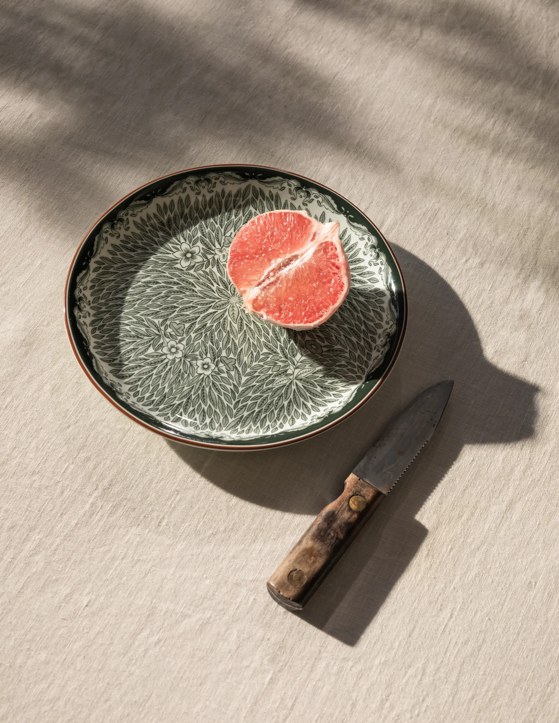 Ostindia Floris asjett Ø16 cm, Grønn Rörstrand