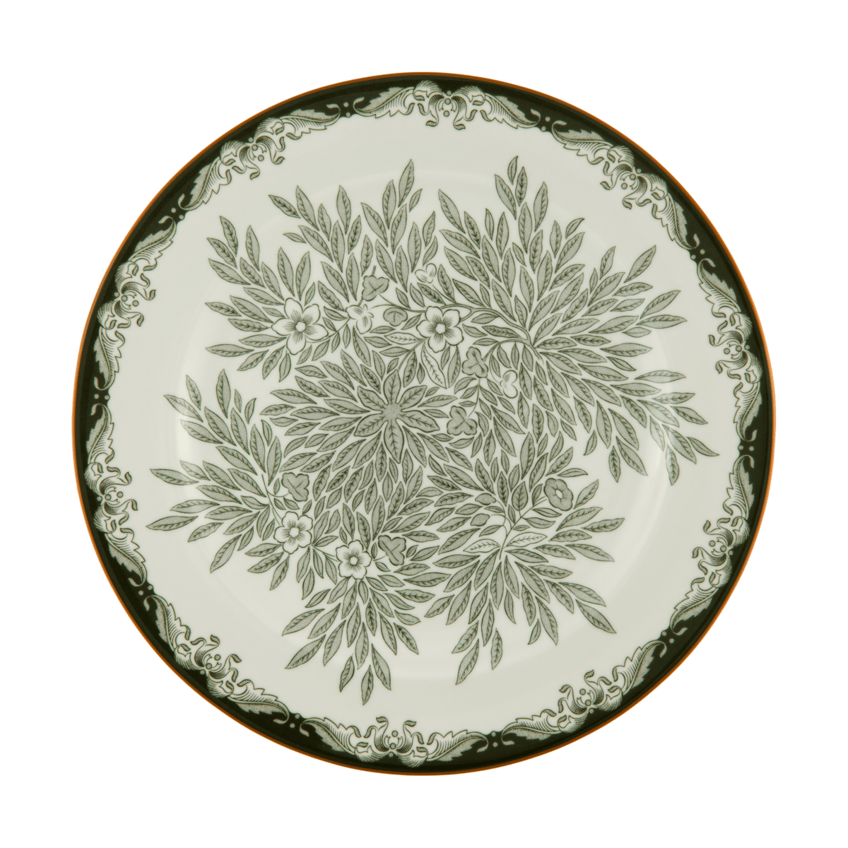 OSTINDIA FLORIS TALLERKEN 27CM GRØNN