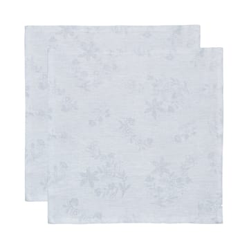 Ostindia Svart stoffserviett 45 x 45 cm 2-pakning - Blå - Rörstrand
