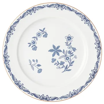 Ostindia tallerken flat - Blå, Ø21 cm - Rörstrand