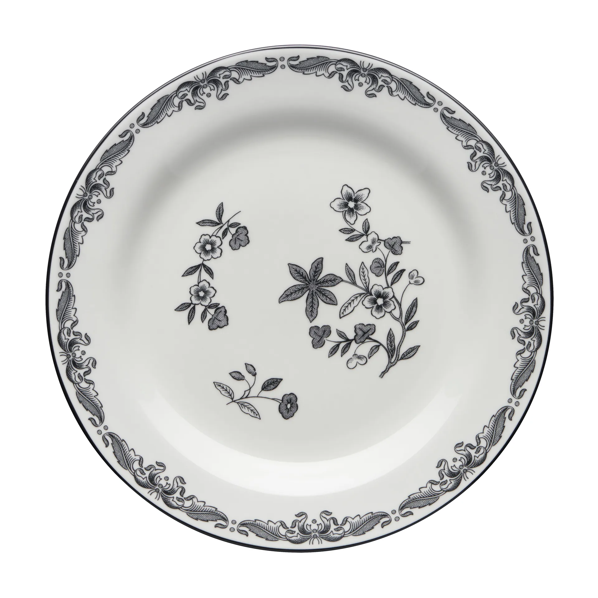 Ostindia Tallerken Svart, Ø 21 cm Rörstrand