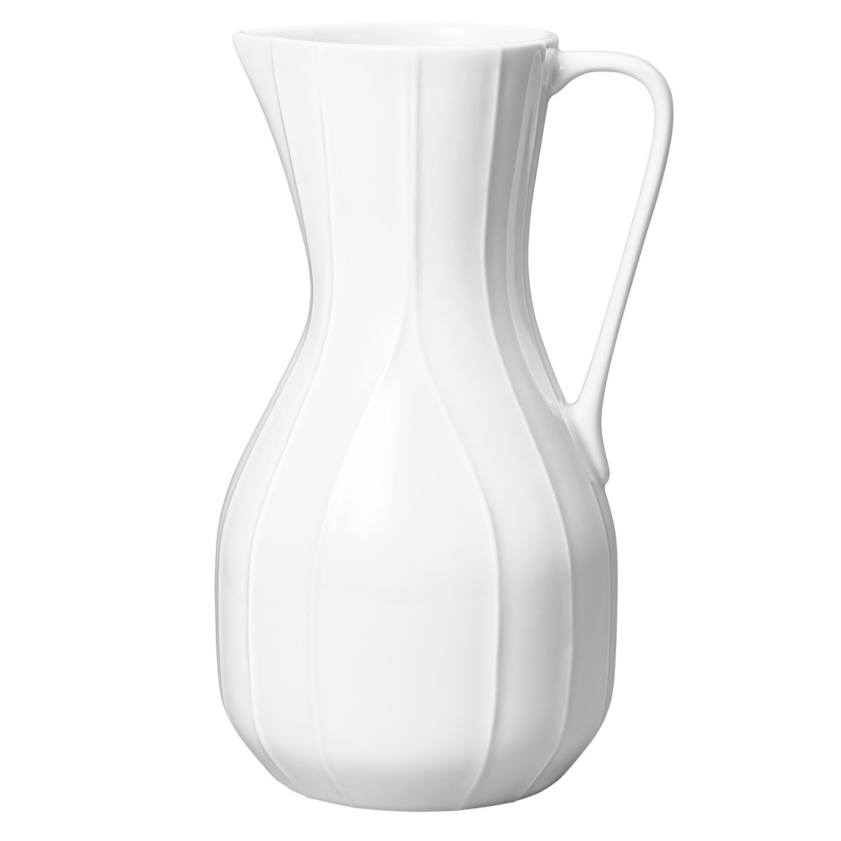 Rörstrand Pli Blanc kanne 1 L Hvit | Skandinavisk Design | Vannkarafler & Vannmugger | Hvit