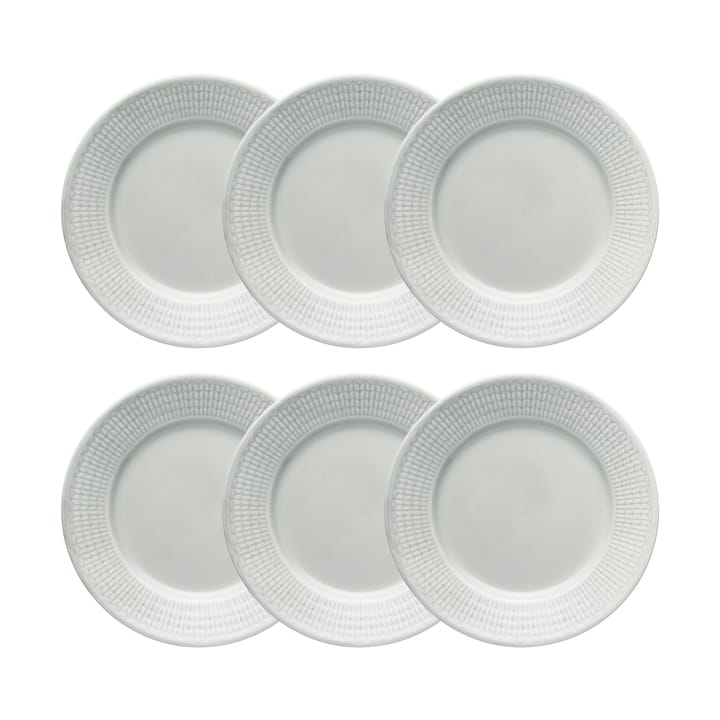 Swedish Grace asjett 6-pk Tåke (grå) - undefined - Rörstrand