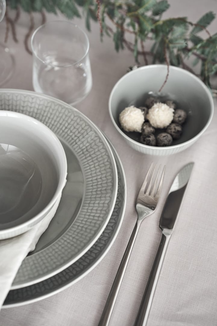 Swedish Grace dyp tallerken 25 cm 6-pk Tåke(grå) Rörstrand