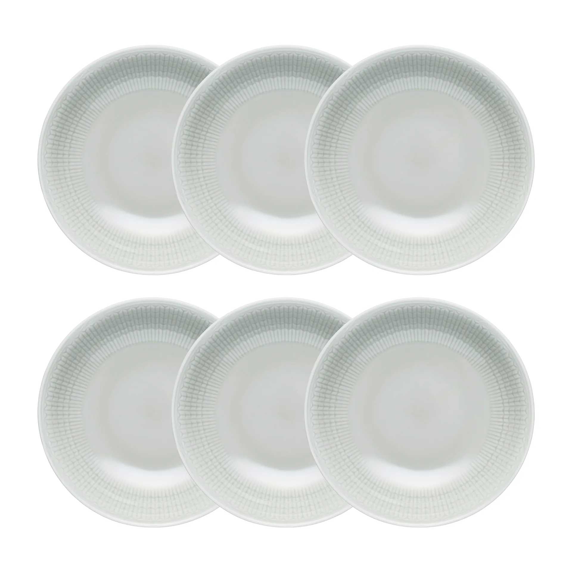 Swedish Grace dyp tallerken 6-pk Tåke (grå),  Rörstrand