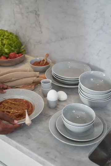 Swedish Grace dyp tallerken 6-pk Tåke (grå) - Rörstrand