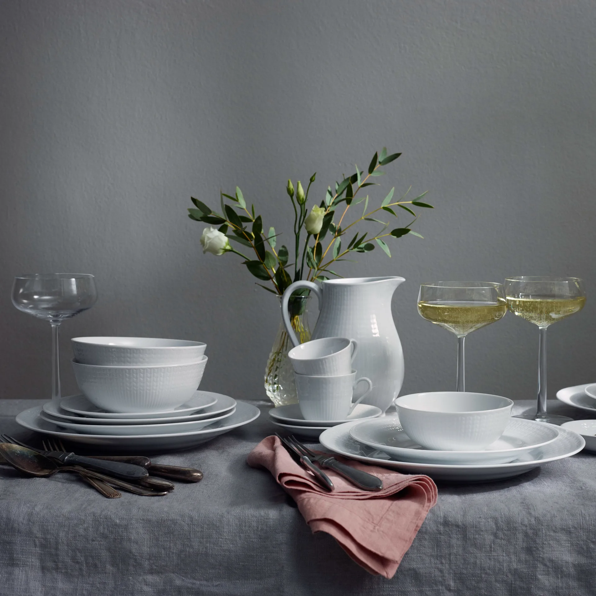 Swedish Grace kaffekopp 16 cl, Snø (hvit) Rörstrand