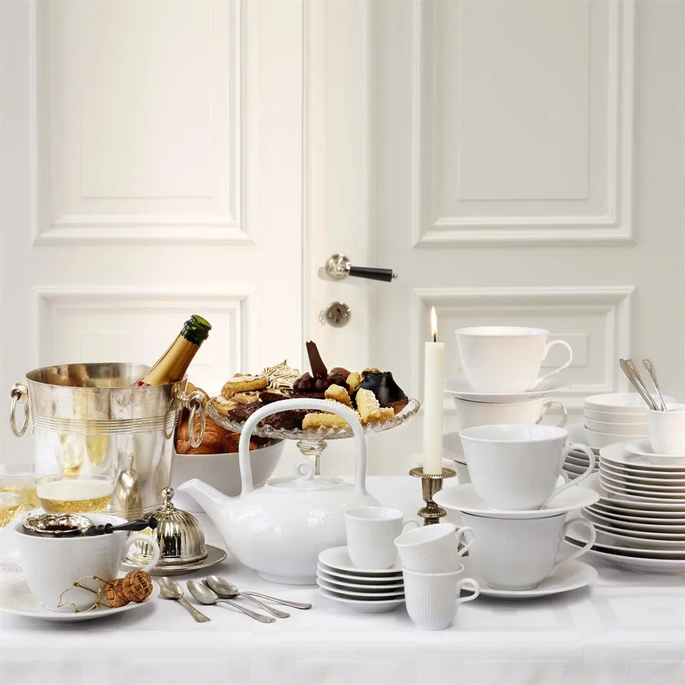 Swedish Grace kaffeskål Ø13 cm, Snø (hvit) Rörstrand