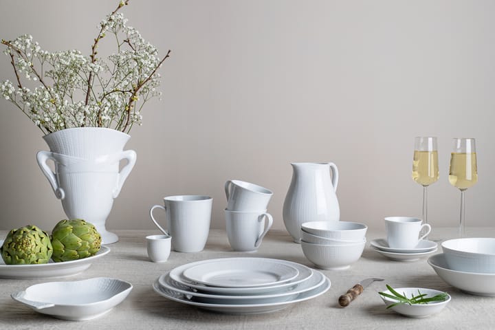 Swedish Grace kaffeskål Ø13 cm, Snø (hvit) Rörstrand