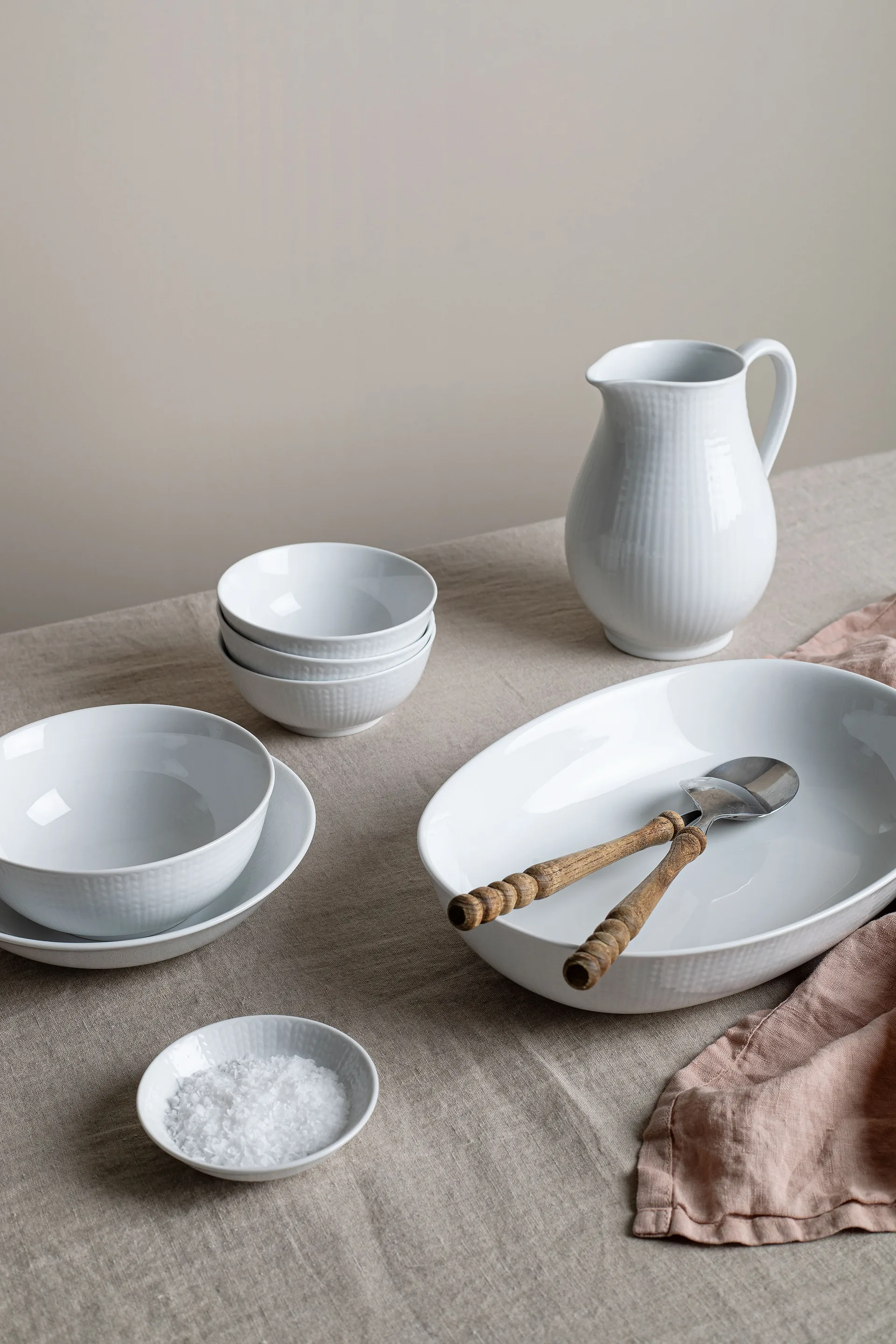 Swedish Grace kanne 1,3 l, snø (hvit) Rörstrand