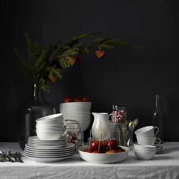 Swedish Grace & Karlevi startsett - Snø (hvit) - Rörstrand