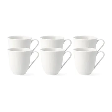 Swedish Grace kopp 30 cl 6-pk snø (hvit) - Rörstrand