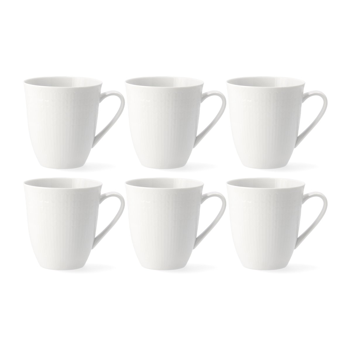 Rörstrand Swedish Grace kopp 50 cl 6-pakk snø (hvit) hvit 50 cl