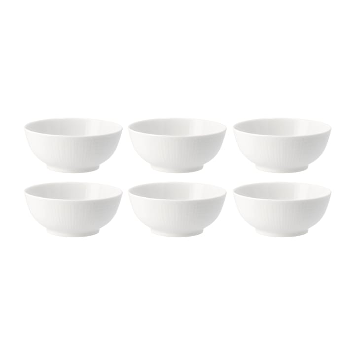 Swedish Grace skål 30 cl 6-pk snø (hvit) - undefined - Rörstrand
