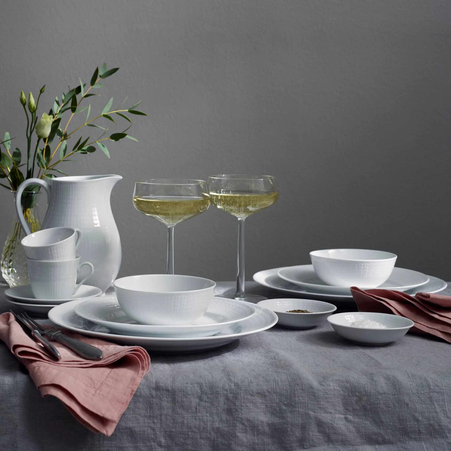 Swedish Grace skål 30 cl 6-pk snø (hvit) Rörstrand