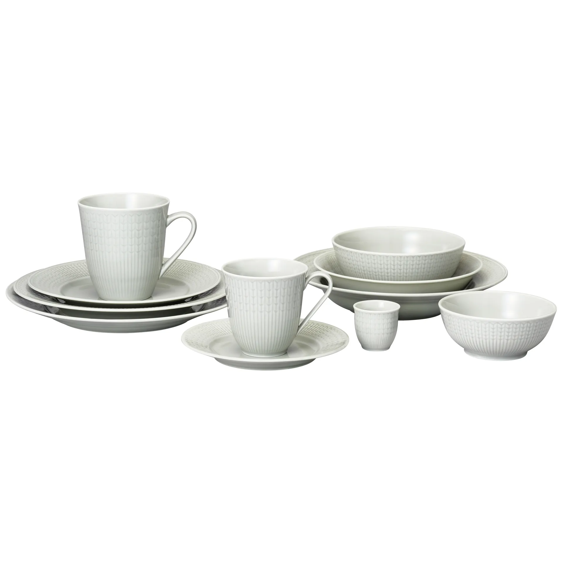 Swedish Grace skål liten 6-pk Tåke (grå),  Rörstrand