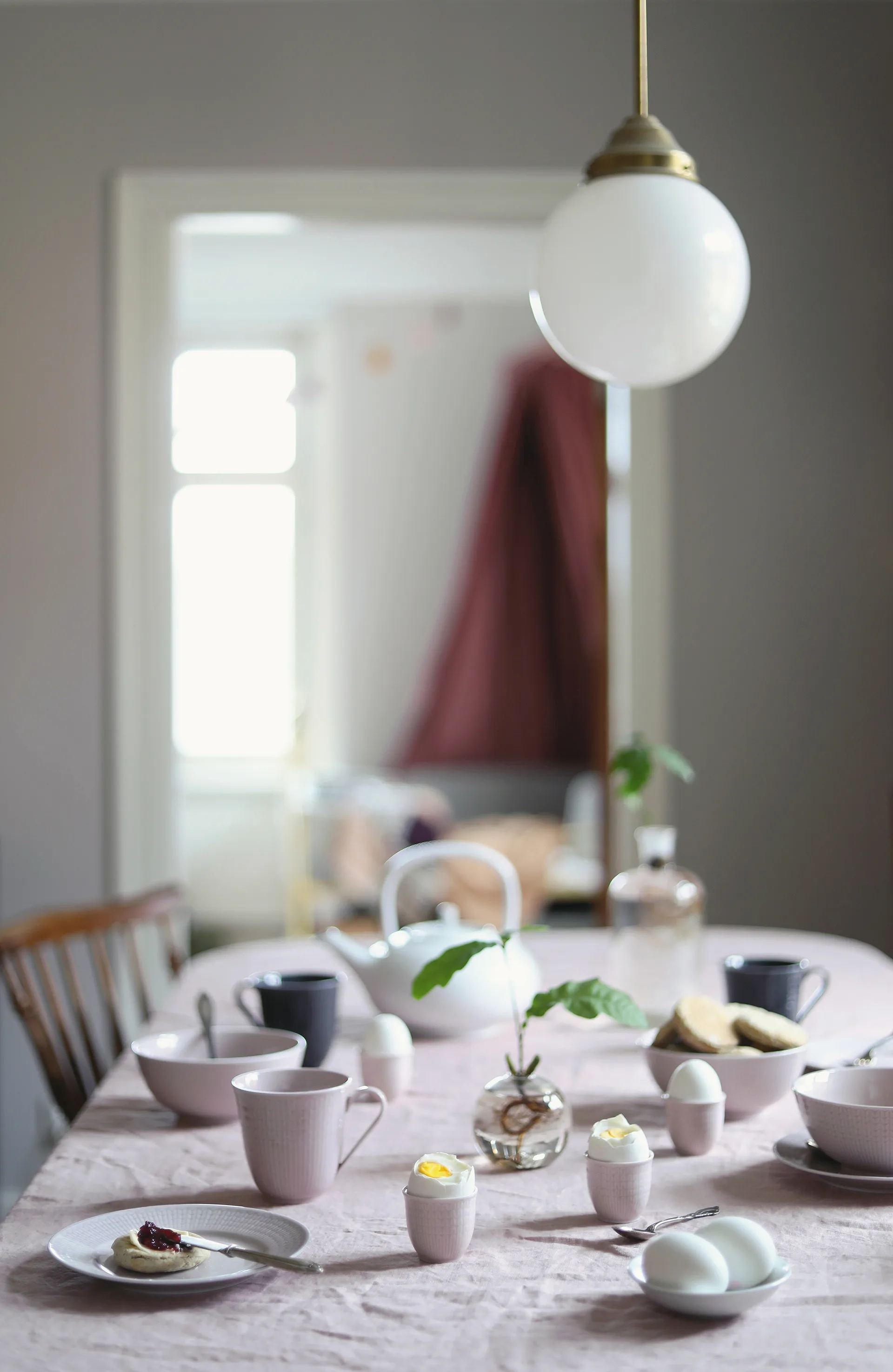 Swedish Grace skål stor, rosa 60 cl Rörstrand