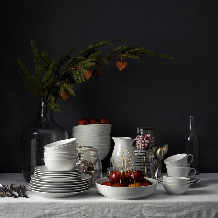 Swedish Grace skål stor, snø (hvit) Rörstrand